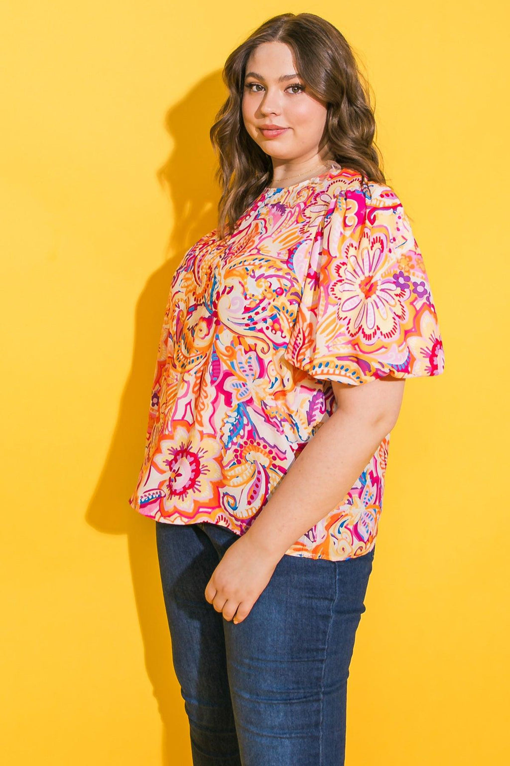 READY TO RUN WOVEN TOP Flying Tomato