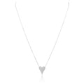 Sara Pave Heart Necklace