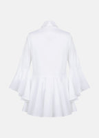 Sesta Italian Design White Gabardine Shirt ETNA