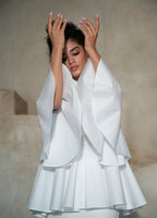 Sesta Italian Design White Gabardine Shirt ETNA