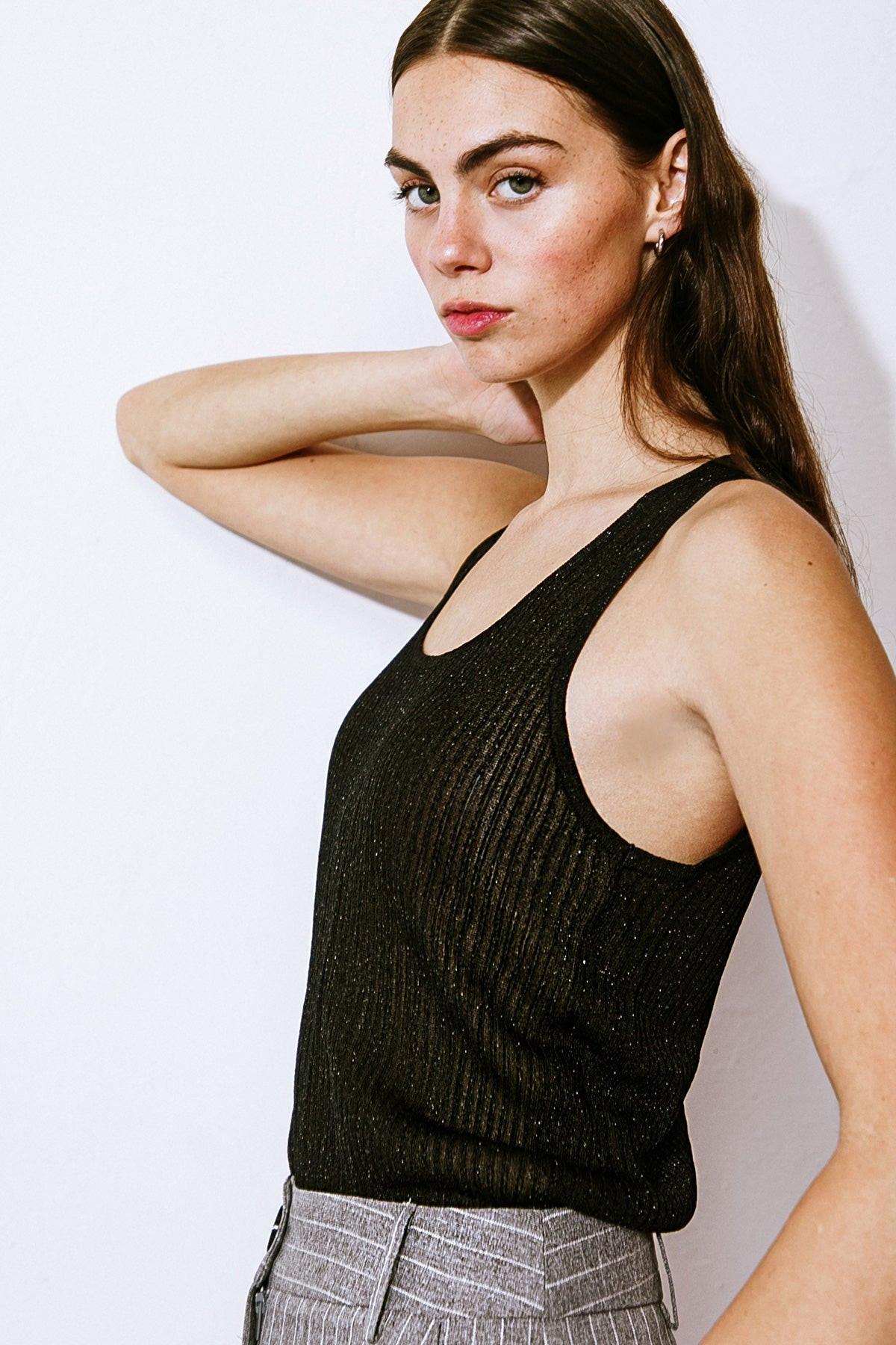 BLISSFUL LOVE WOVEN TANK TOP Flying Tomato