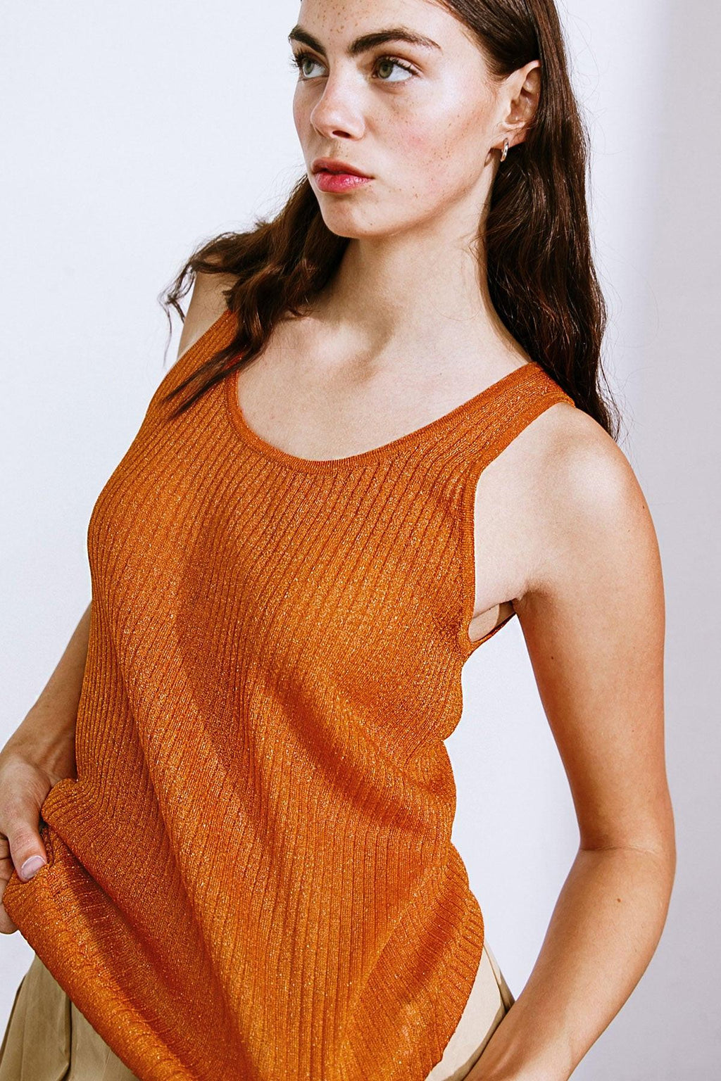 BLISSFUL LOVE WOVEN TANK TOP Flying Tomato