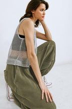 LOST IN THE WAVES WOVEN TANK TOP Flying Tomato