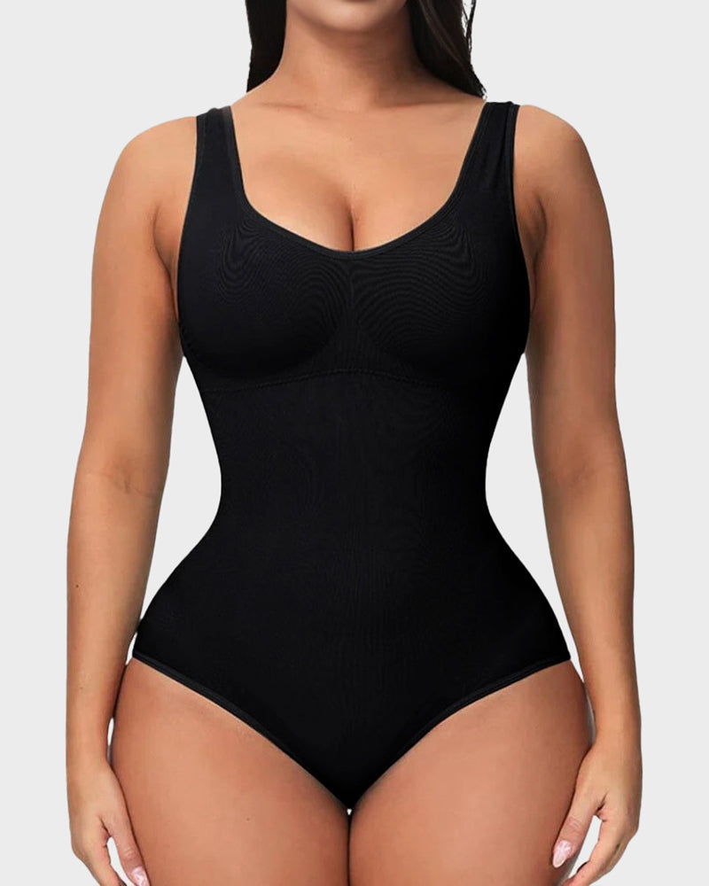Smoothing Seamless Tank Top Bodysuit SheCurve