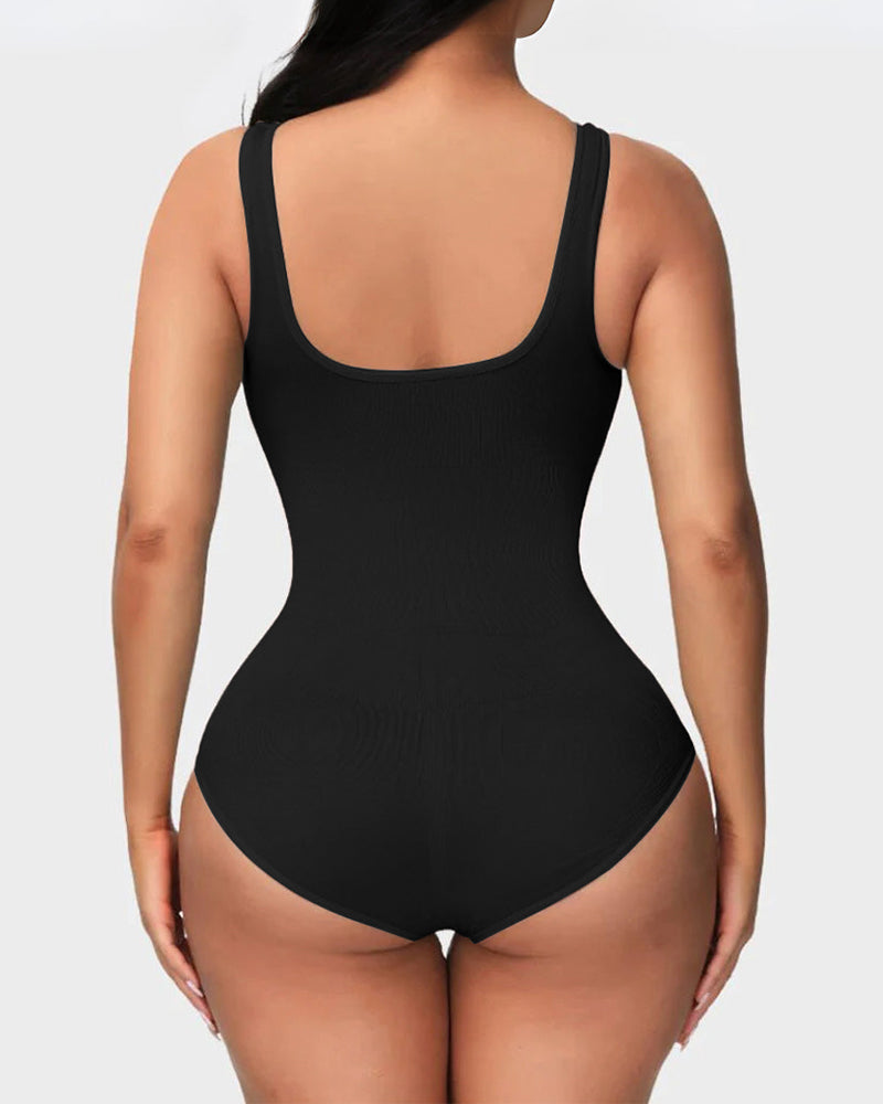 Smoothing Seamless Tank Top Bodysuit SheCurve