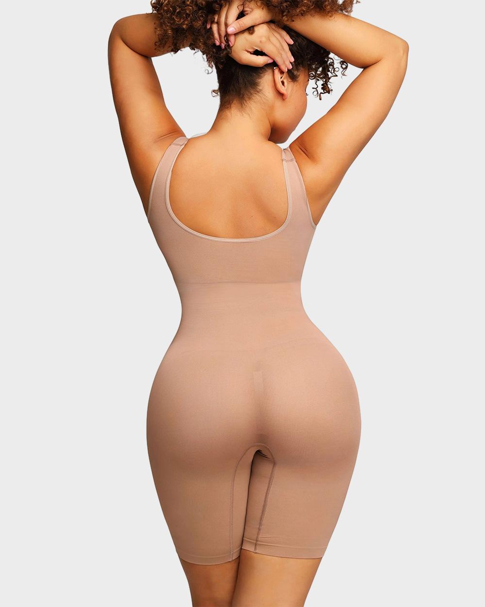 Seamless Sculpting Mid-Thigh Tummy Control Bodysuit SheCurve