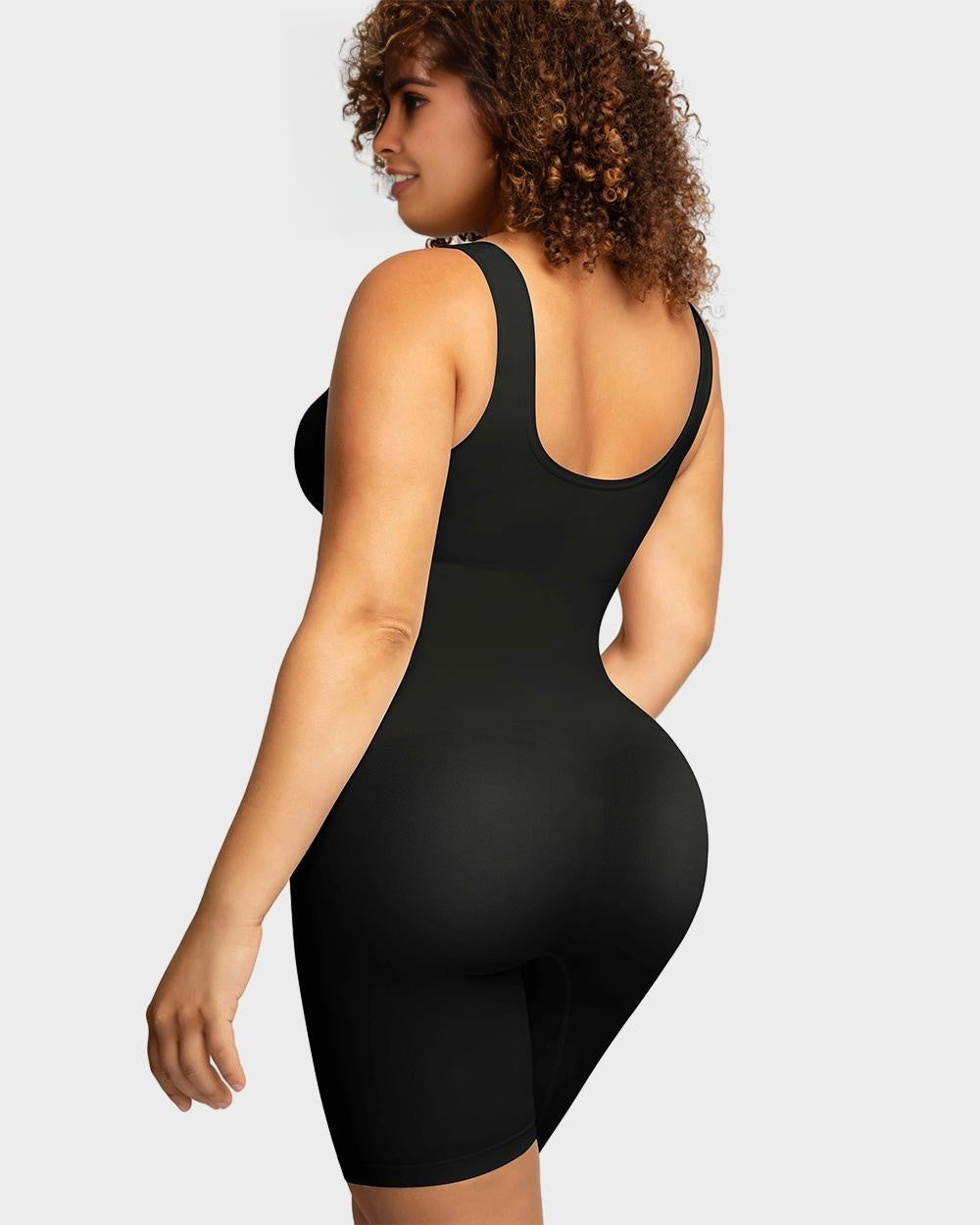Seamless Sculpting Mid-Thigh Tummy Control Bodysuit SheCurve