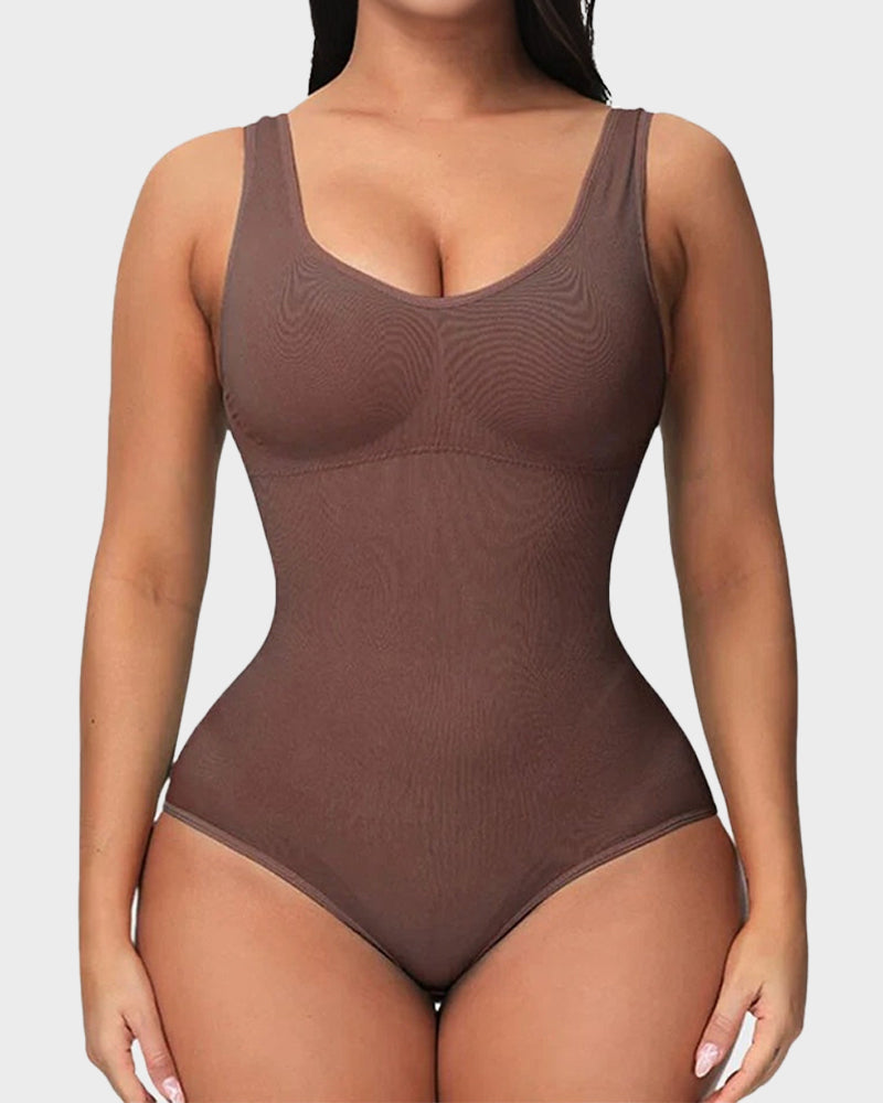 Smoothing Seamless Tank Top Bodysuit SheCurve
