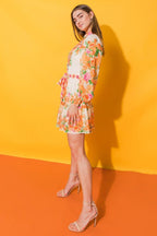FURTHERST THING WOVEN MINI DRESS Flying Tomato