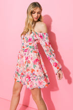 LOVE ME TONIGHT WOVEN MINI DRESS Flying Tomato