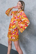 CAUGHT FEELINGS WOVEN MINI DRESS Flying Tomato
