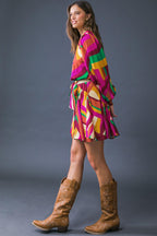 KEEP ON MOVING WOVEN MINI DRESS Flying Tomato