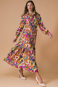 MY EYES ON YOU WOVEN MIDI DRESS Flying Tomato