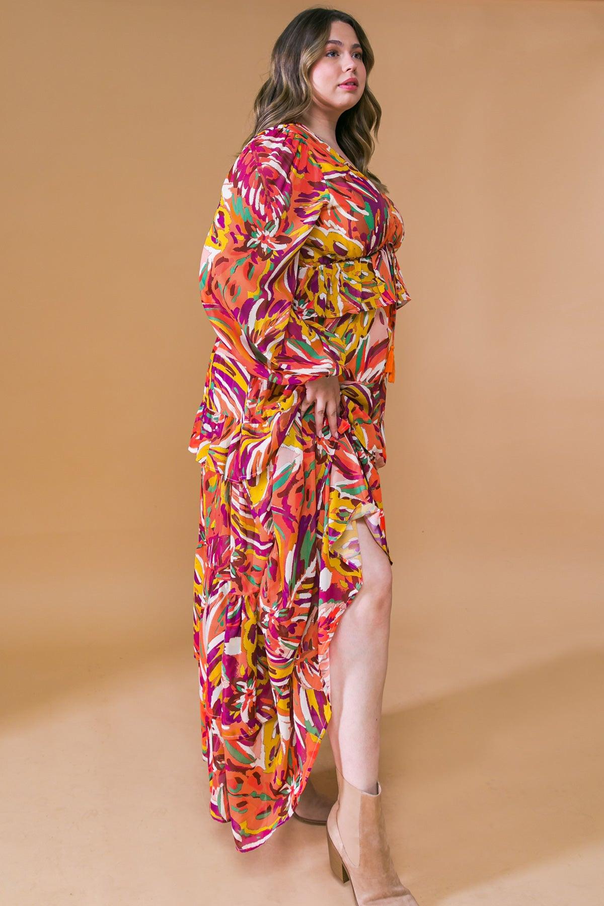 WONDERFUL SOUL WOVEN MAXI DRESS Flying Tomato