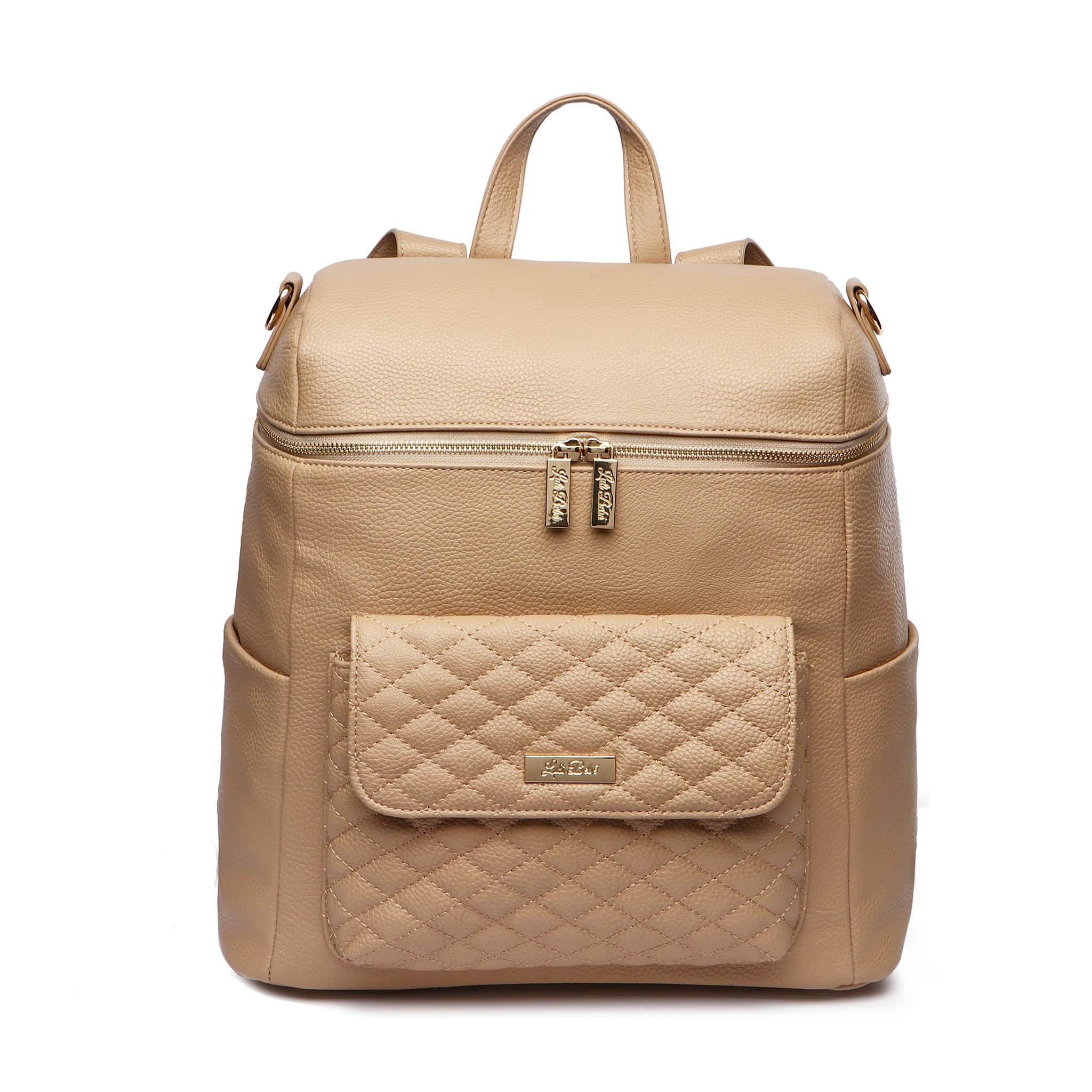 Signature Diaper Bag Latte Brown Luli Bebe