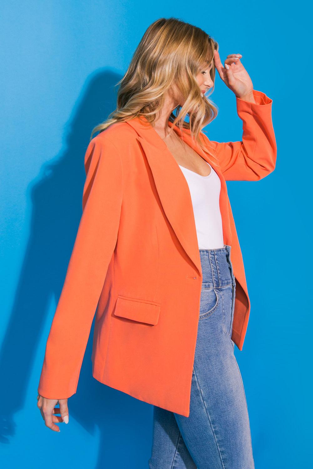 GOOD VIBES WOVEN BLAZER Flying Tomato