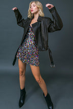 ON MY WAY UP FAUX MOTO JACKET Flying Tomato