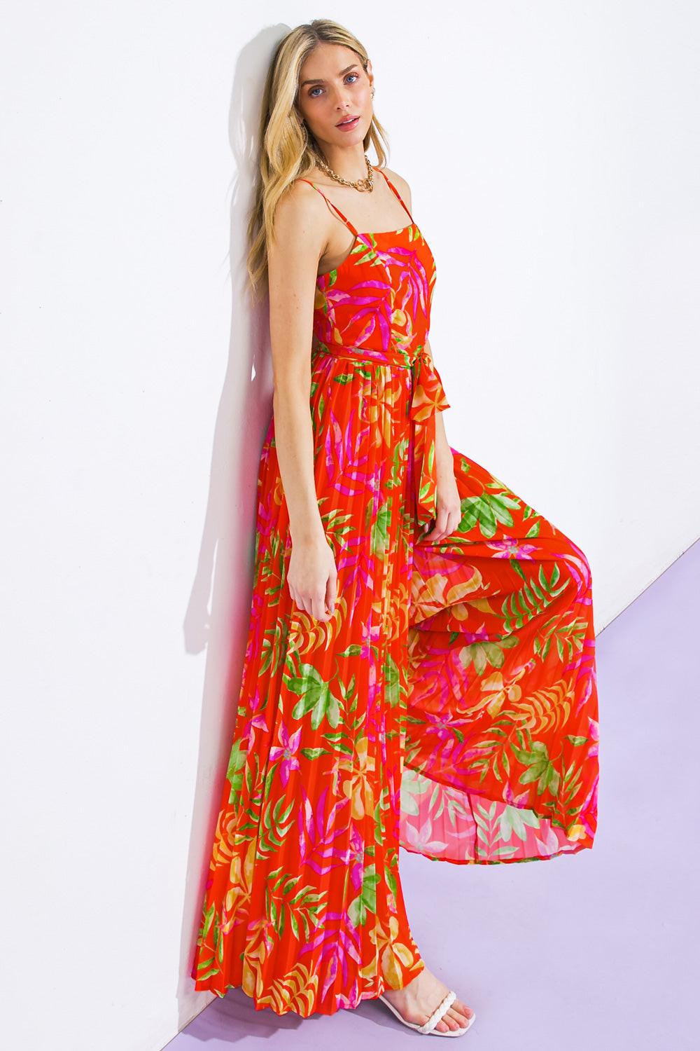 BLOSSOMING WITH JOY WOVEN JUMPSUIT Flying Tomato