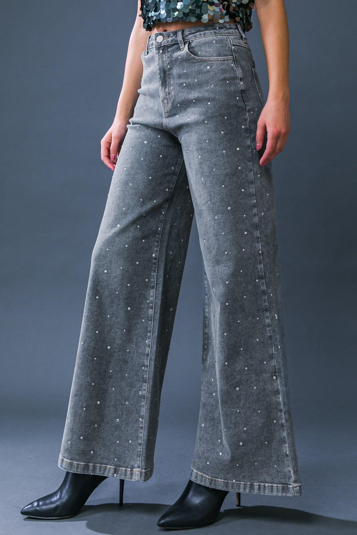 TAKE THE CHANCE DENIM PANTS Flying Tomato