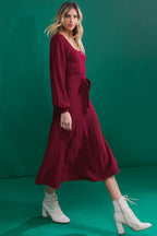 KEEP LOOKING UP SWEATER MIDI DRESS Flying Tomato