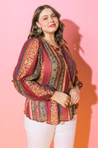 THRILLED FOR THIS WOVEN TOP Flying Tomato