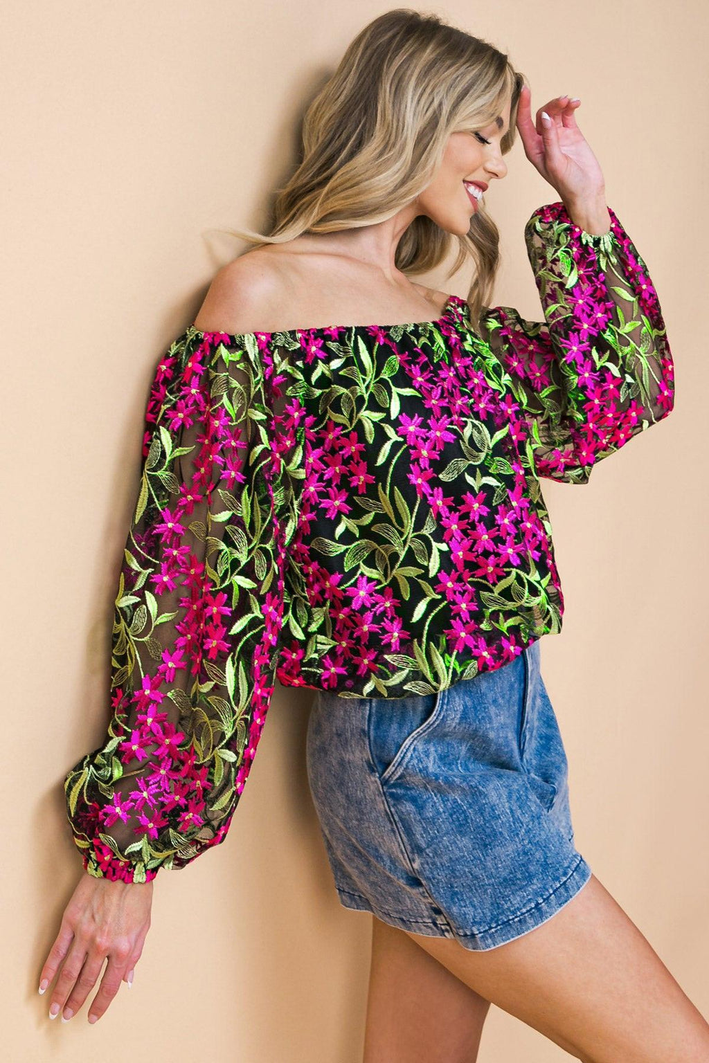 FEELING MIGHTY FINE WOVEN TOP Flying Tomato