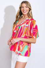 LEAN ON ME WOVEN TOP Flying Tomato