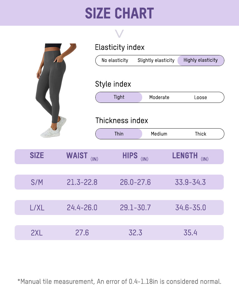 Tummy Control Butt-Lifting Training Leggings with Pockets SheCurve