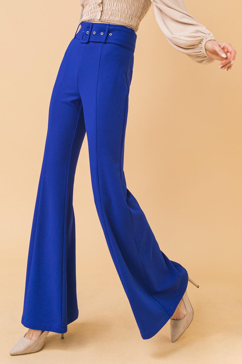 COUNTDOWN THE HOURS WOVEN FLARED PANTS Flying Tomato