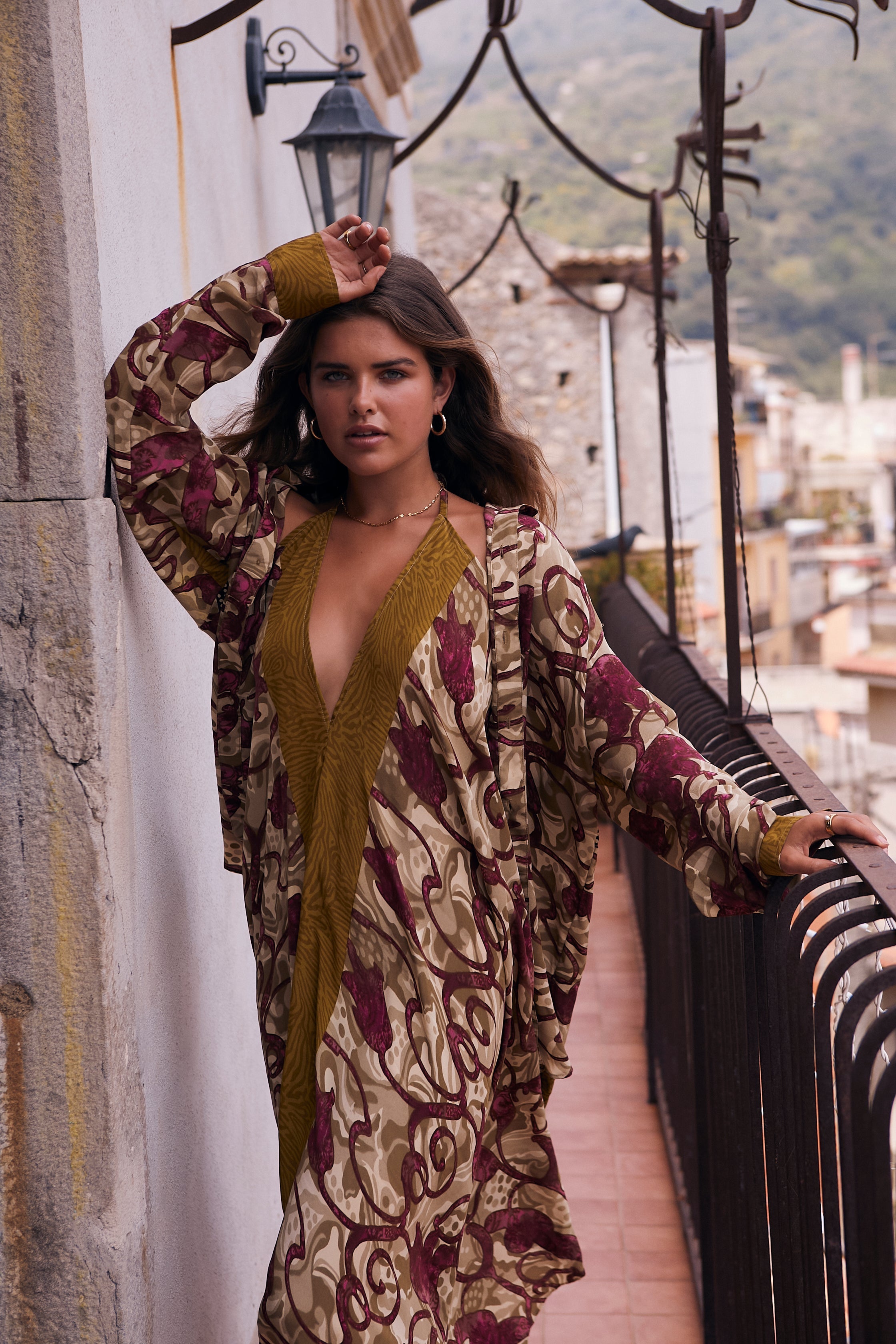 Sun Child Classic Silk Dress - One of a Kind - Val