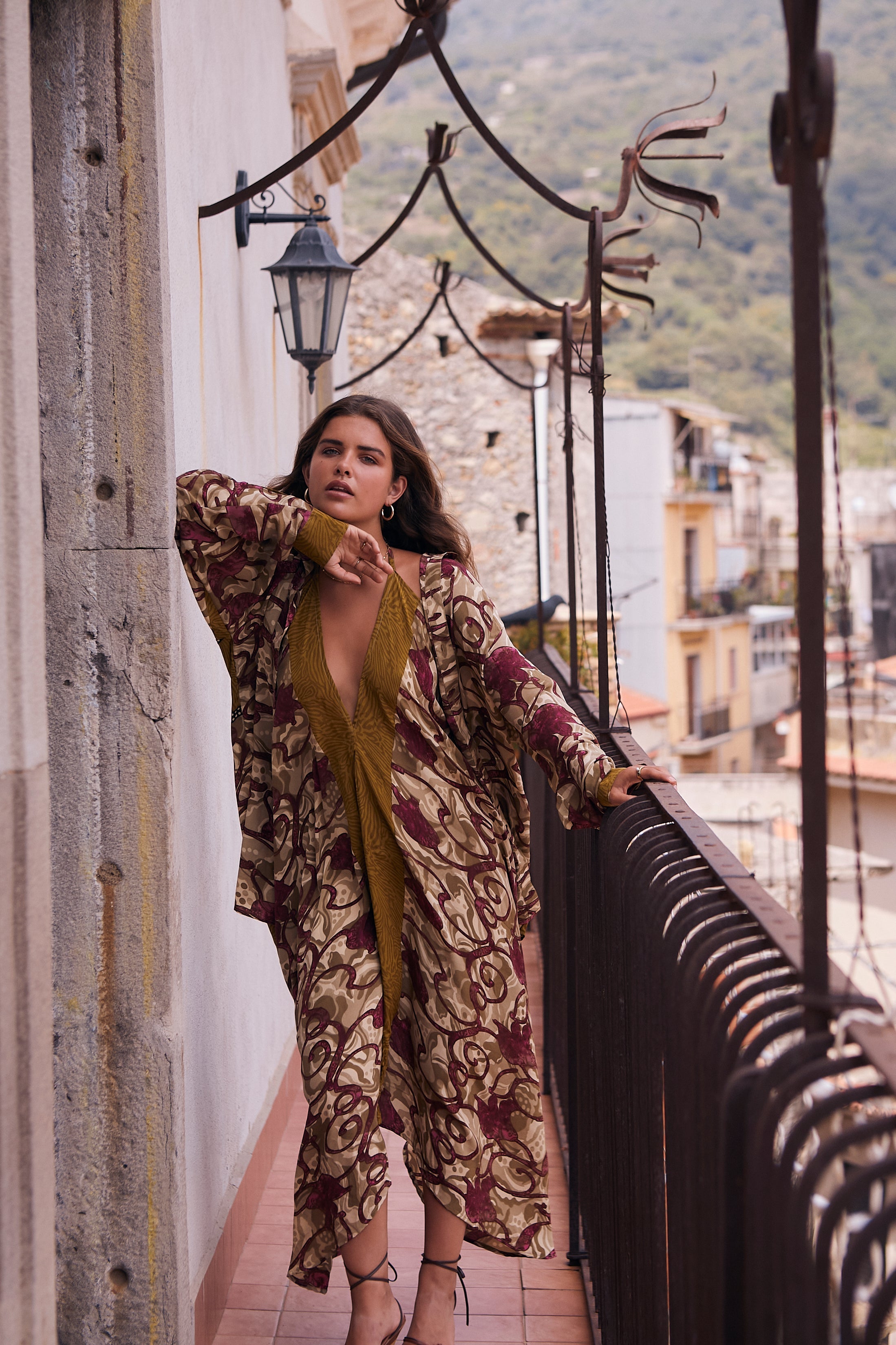 Sun Child Classic Silk Dress - One of a Kind - Val