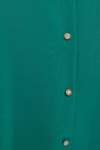 Collared Button Down Long Sleeve Top Bella Moda Latina