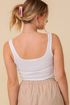 Square Neck Tank Top Bella Moda Latina