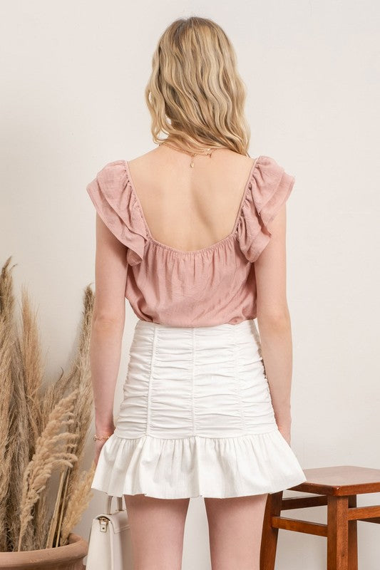 SWEETHEART NECKLINE TOP Bella Moda Latina