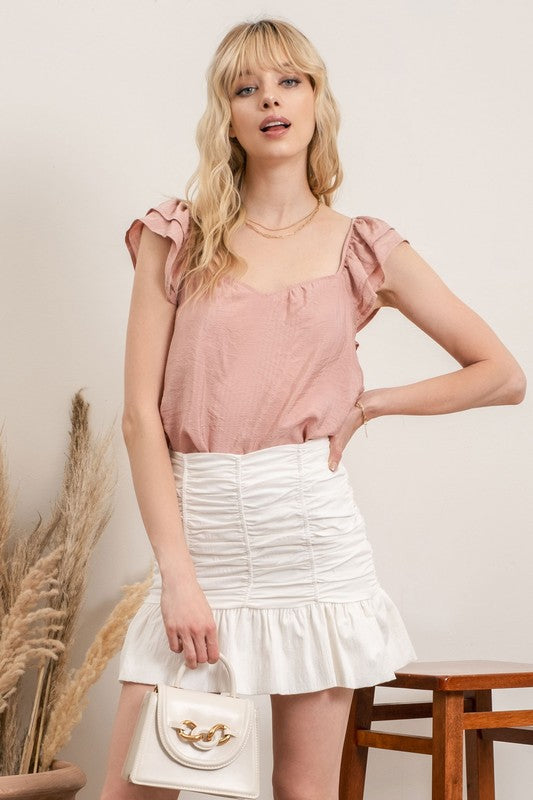 SWEETHEART NECKLINE TOP Bella Moda Latina