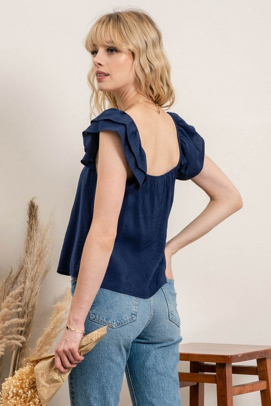 SWEETHEART NECKLINE TOP Bella Moda Latina