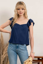 SWEETHEART NECKLINE TOP Bella Moda Latina