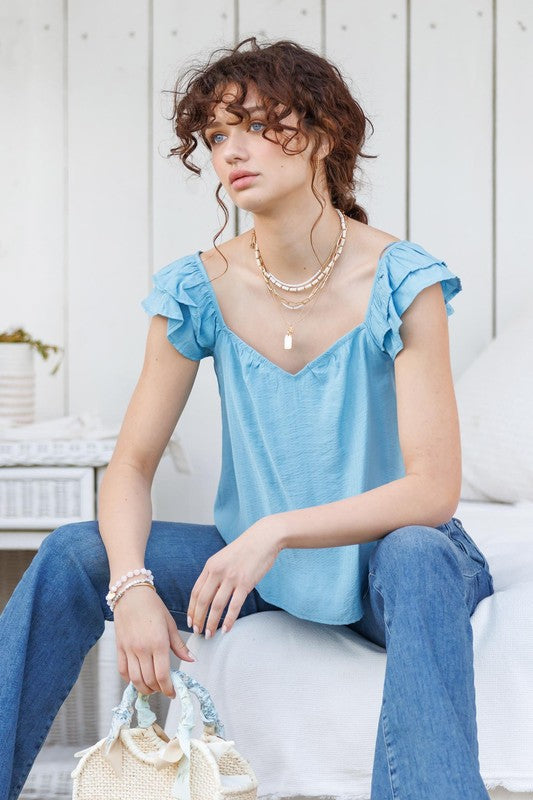 SWEETHEART NECKLINE TOP Bella Moda Latina
