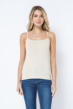 Spaghetti Strap Tank Top Bella Moda Latina