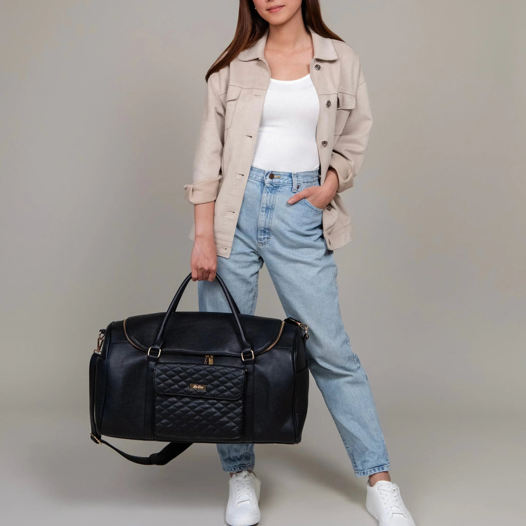 Weekender Travel Bag | Stone Grey Luli Bebe