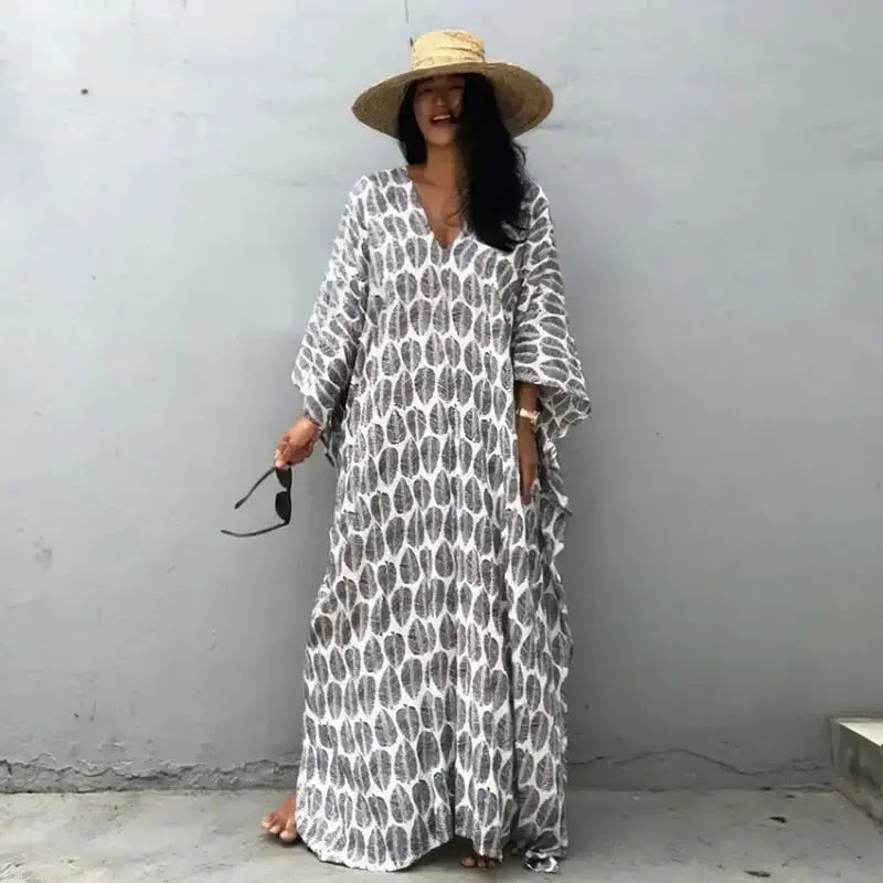Boho Vibe Long Beach Tunic - LUXLIFE BRANDS