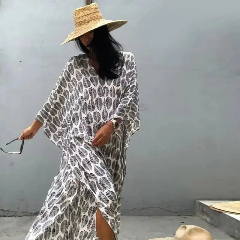 Boho Vibe Long Beach Tunic - LUXLIFE BRANDS
