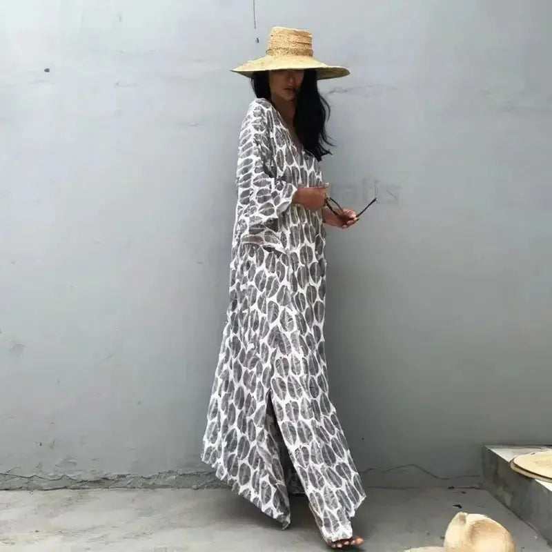 Boho Vibe Long Beach Tunic - LUXLIFE BRANDS