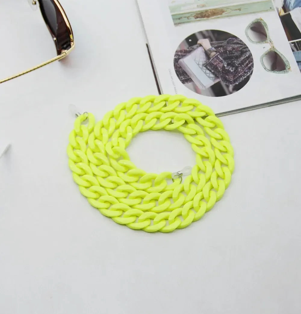 Fashion Acrylic Sunglass Chain