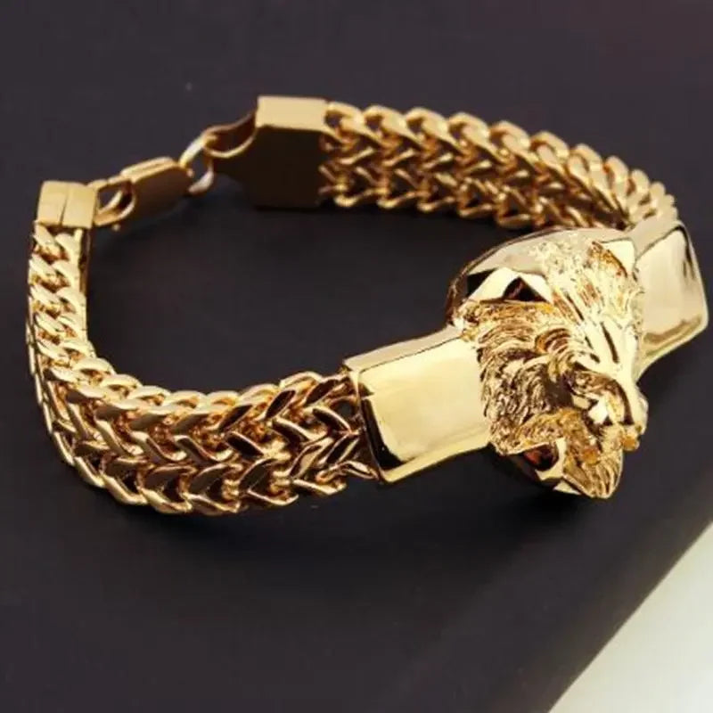 Lion Link Chain Bracelet