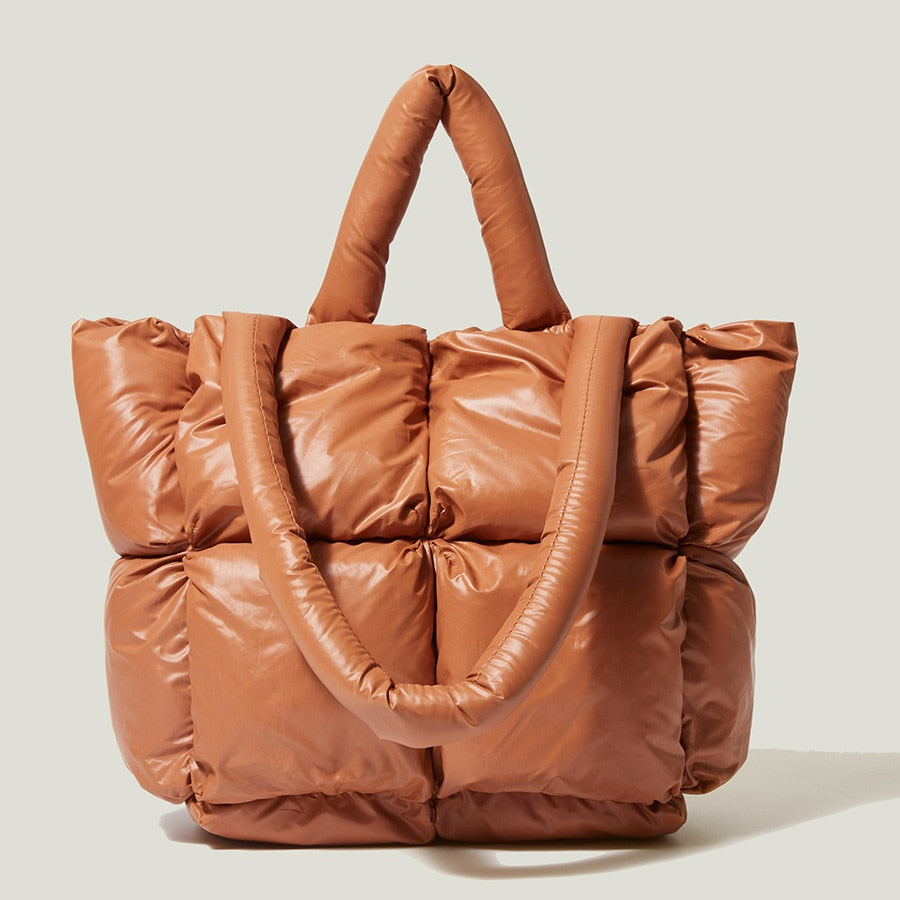 Large Tote Padded Handbag