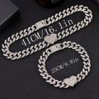 Iced Out Miami Link Choker Necklace