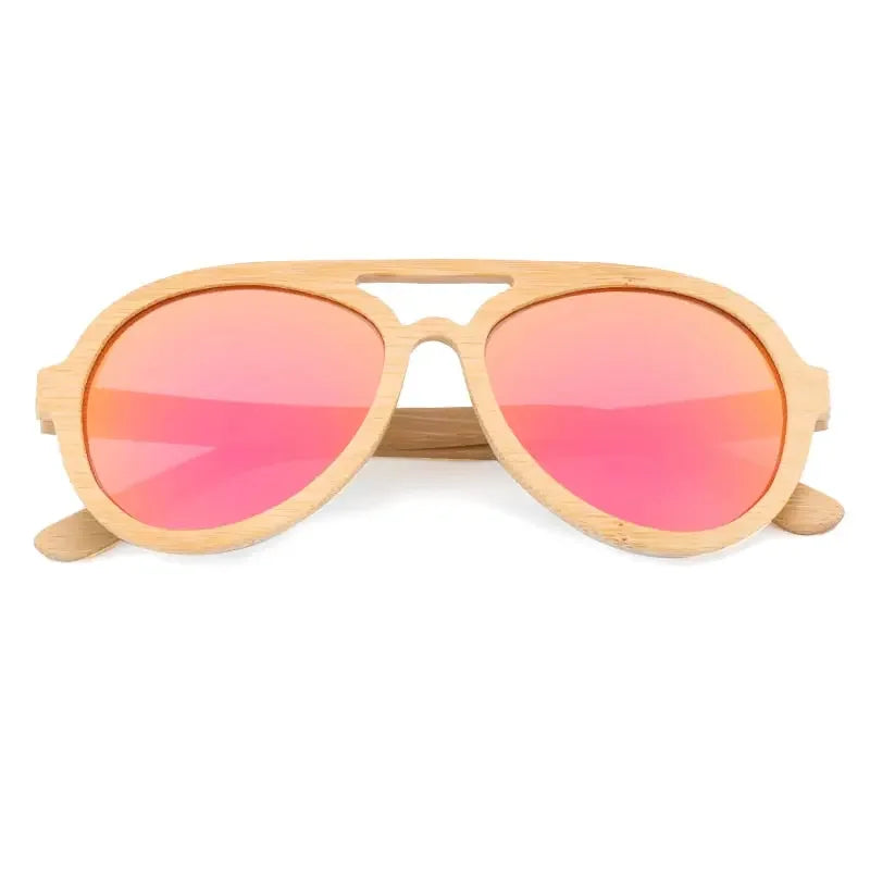 Vintage Wooden Polarized Driving Sunglasses UV400