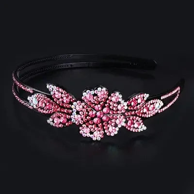 Wild Flower Pearl Rhinestone Headband