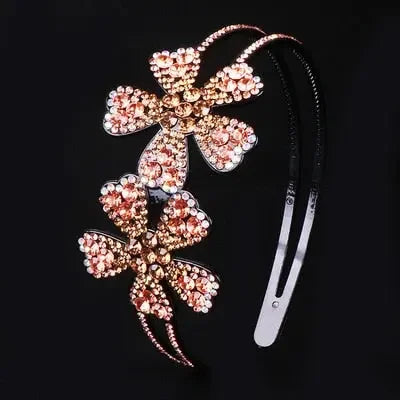Wild Flower Pearl Rhinestone Headband